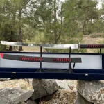  Dekoratif Katana | Paslanmaz Çelik & Ahşap Sap