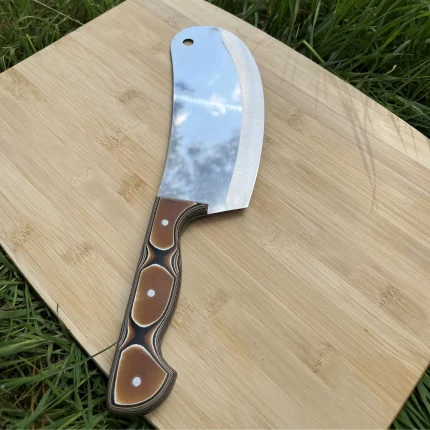 Yatağan el yapımı 31 cm 4116 çelik verzalit kabzalı mutfak bıçağı